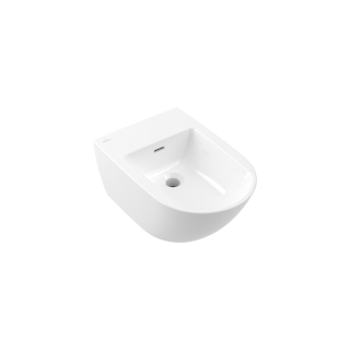 Wand-Bidet Villeroy & BochSubway 3.0, Armaturenlochmit ÜberlaufAblaufventil mit Ker