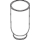 Kunststoffeinsatz Hewi 162Innenbehälter, zuKlosettbürstenhalter(162.20.E01)