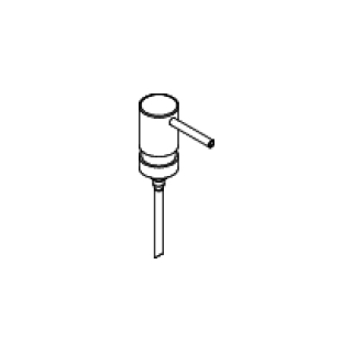 Seifenspenderpumpe Hewiaus Metall, zu Seifenspender(100.03.E02)