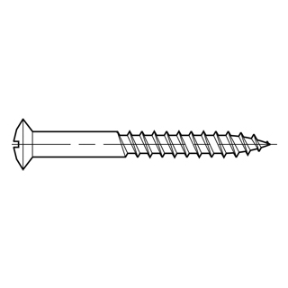 Linsenkopfschraube Stück