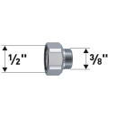 Reduktion Messing verchromt IG 1/2" X AG 3/8"...