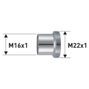 Reduktion Messing verchromt M16X1 X M22X1 50506496