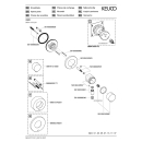 Sichtteil Absperrventil IXMO COMFORT Rosette rund,...