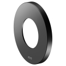 Rosette IXMO schwarz matt, rund, Durchmesser 105 mm