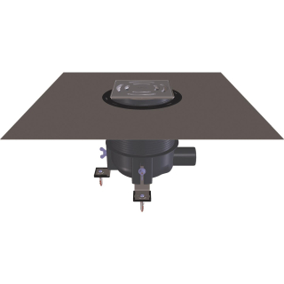 Duschablauf PRIMUS-DRAIN mit Ablaufrost, DN 50, 0.8 lt./sec
