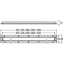 Montagerahmen ADVANTIX Breite 900 mm, Edelstahl 1.4301,