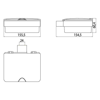 Ersatzglas Mundspülglas Optima L 1.2