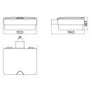 Ersatzglas Seifenspender Optima P