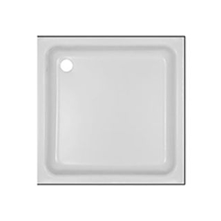Duschenwanne Schmidlin-Zargen 80 x 80 cm, Tiefe 15 cm Zargen hinten, vorne und rechts, S...