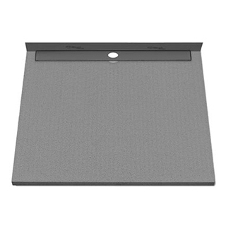 Duschelement Poresta Limit S bodeneben, 100 x 120 cm Rollstuhlbefahrbar Höhe 5 cm