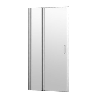 Pendeltüre Duscholux, Bella Vita 3, mit Festteil, H.200 cm Nische 87 - 90,5 cm Band links