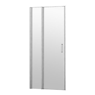 Pendeltüre Duscholux, Bella Vita 3, mit Festteil, H.200 cm für Eckeinstieg Breite 78 - 8...