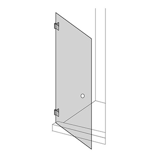 Pendeltüre Renner Atelier 90 T Breite bis 90 cm, Höhe bis 210 cm, Band links