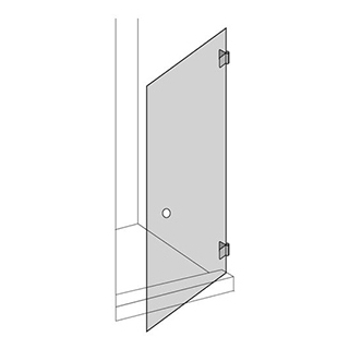 Pendeltüre Renner Atelier 90 T Breite bis 90 cm, Höhe bis 210 cm, Band rechts