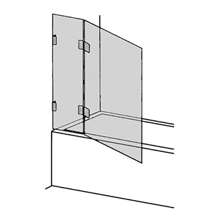 Drehtüre Renner - Atelier BTS Breite bis 100 cm, Höhe bis 151 cm, Seitenteil fest
