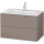Waschtischmöbel L-Cube B: 82 cm, H: 55 cm, T: 48,1 cm 2 Schubladen Tip-on zu 2141 821/822