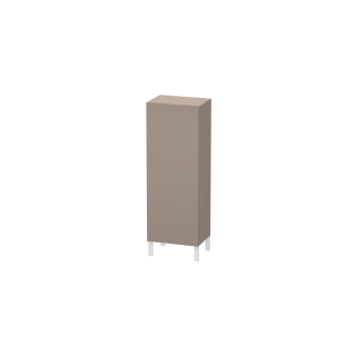 Seitenschrank L-Cube B:50 cm, H:132 cm, T:36,3 cm 1 Türe, Band rechts 3 Glasfachböden
