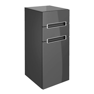 Seitenschrank Subway 2.0 Breite 35 cm, Höhe 86 cm Tiefe 37 cm, 1 Türe Band links, 2 Schu...