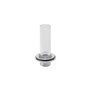 Ablaufventil Geberit 1 1/4", mit Standrohr aus Kunststoff transparent Stauhöhe 12,2 cm, für
