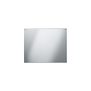 Spiegel Franke CHRH 501 Edelstahl hochglanzpoliert, 50 x 40 cm, Schrauben mit Dübel