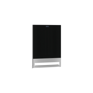 Auswechselbare Front Franke EXOS. 637B, Glas schwarz für Handtuchrollenspender