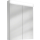 Spiegelschrank Schneider Lowline LED, Breite 60 cm Höhe 70/77 cm, Tiefe 12/15.5 cm, 2 Do...