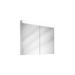 Spiegelschrank Schneider Lowline LED, Breite 100 cm Höhe 70/77 cm, Tiefe 12/15.5 cm, Dop...