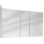 Spiegelschrank Schneider Lowline LED, Breite 130 cm Höhe 70/77 cm, Tiefe 12/15.5 cm, Dop...