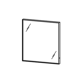 Lichtspiegel Duravit L-Cube Breite 65 cm, Höhe 70 cm Beleuchtung LED (4-seitig) 38 W, IP...