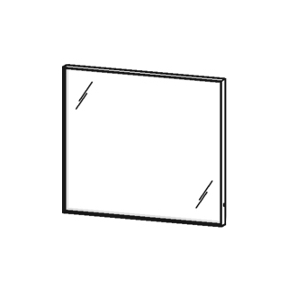 Lichtspiegel Duravit L-Cube Breite 80 cm, Höhe 70 cm Beleuchtung LED (4-seitig) 39 W, IP...