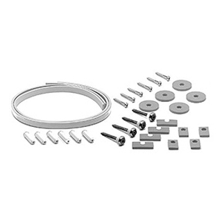 Schallschutz-Isoset Spiegelschrank, 2 Gummibänder 0.7 m, 13 Gummiunterlagen 6 Schrauben,...