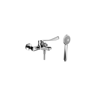 Bademischer citypro liberty AD 153 mm Abstellverschraubungen ½" x ¾" Brauseschlauch 150 cm