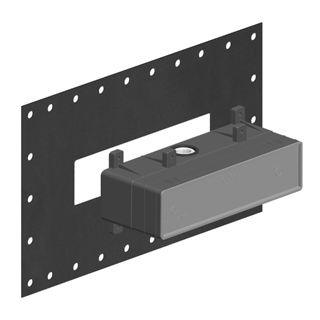 Einbaukörper Gessi 1/2" zu Bade- und Duschenmischer 2 Anschlüsse 1/2" 1 Abgang 1/2"