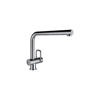 Spültischmischer arwa-twin Auslauf ausziehbar Schwenkauslauf, A 275 mm Edelstahl/Inox