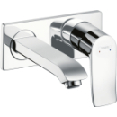 Wandmischer hansgrohe Metris Auslauf fest, Ausladung 165...