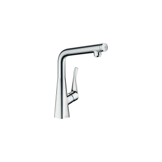 Spültischmischer Hansgrohe Metris Select Schwenkauslauf 110/150/360°