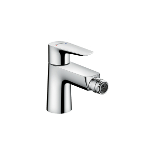 Bidetmischer Hansgrohe Talis Select E A 116 mm, Gelenkmischdüse Ablaufventil