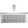 Regenbrause Dornbracht ½" mit Deckenanschluss 300 x 240 mm, Länge 165 mm mit Antikalk-Sy...