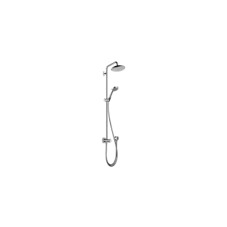 Showerpipe hansgrohe Croma 220 Reno, Höhe 121,1 cm Regenbrause Croma D. 220 mm Ausladung...