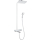 Showerpipe hansgrohe Raindance E 360, Höhe 150,5 cm Bademischer, Thermostat 1/2" Regenbr...