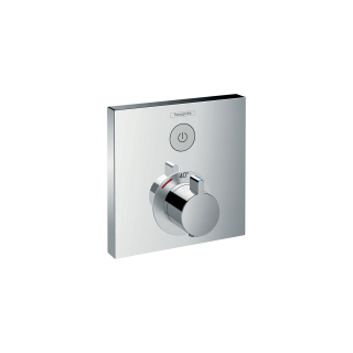 Duschsystem hansgrohe ShowerSelect, Thermostat 1/2" 1 Abgang, Bedienung mit Drucktaste E...