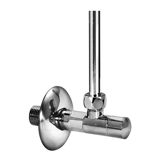 Regulierventil-Set 1/2" 75 mm, Anschlussrohr gerade 276 mm