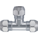 T-Stück mit 3 Klemmverschraubungen 3/8" x 10 mm