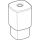 Seifenspenderbehälter Elegance New, Opalglas mattiert für Lotionspender (11654 00 90 01)
