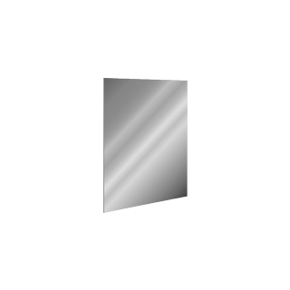 Doppelspiegeltüre 48,1 x 64,8 cm, ohne Scharnier wechselbar, zu Spiegelschrank Alterna f...