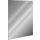 Doppelspiegeltüre 58,1 x 64,8 cm, ohne Scharnier wechselbar, zu Spiegelschrank Alterna f...