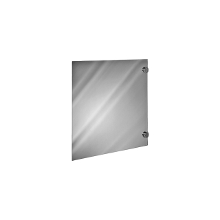 Spiegeltüre 43 x 44.3 cm mit Scharnieren wechselbar zu Spiegelschrank Econom 90 cm