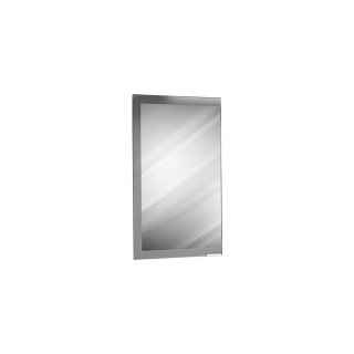 Doppelspiegeltüre 29,8 x 76 cm, Band links zu Spiegelschrank Axara Modell AX 2 / 90 AS