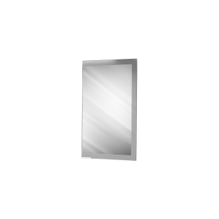 Doppelspiegeltüre 59,8 x 76 cm, Band rechts zu Spiegelschrank Axara Modell AX 2 / 90 AS