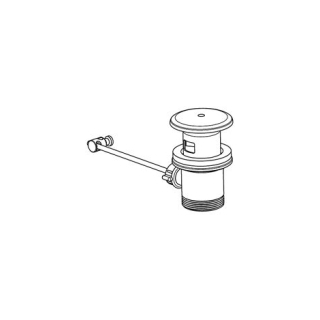 Ablaufventil mit Ventilstopfen und Gestänge zu Einlochmischer Alterna più  (1064031)